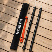 Outdoor 3m Aluminum Alloy Tarp Pole Tent Awning Support Rod Telescopic Thickened Stand