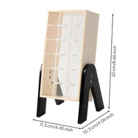 Narrow Slots Space-Saving Acrylic Lipstick Rack Desktop Lipstick Rack