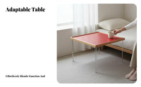 Modernist Inspired Minimalist Square Stand Space-Saving Accent Table adjustableable Nightstand adjustableable for Design aficionados, Apartment Dwellers, Bay opening, Bedroom, Small compact areas, Living Room