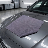 Super Absorbent Microfibre Cloth and 400gsm Car Drying Towel, 40x40cm Microfibre Cloth for Car Cleaning, Thick 21S AB Yarn High-Low Pile Design