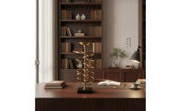 Metal Candlestick Holder Modern Spiral Candlestick Holder Decorative Candle Stand, for Study