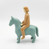 Horse Equestrian Figurine Painted Resin Figurine Decorative Sculpture for Garden Display