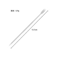 Latte Art Needle Double-Ended Coffee Art Pen Coffee Drawing Tool Stainless Steel Textured Grip for Baristas, Cafes