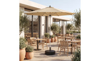 Patio Umbrella with Aluminum Pole Waterproof Outdoor Umbrella with Crank Easy to Use for Homeowners, Cafe Owners, Backyard, Restaurant, Market Stall