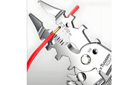Built-in Voltage Tester Multifunction Wire Stripper Sharp Cutting Blade Folding Wire Stripper High Carbon Steel for Electricians