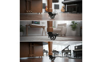 Piano Caster with Brake Lockable Upright Piano Caster for Movers, Workshop