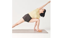 Arched Fitness Block Ridged Top Wood Fitness Block Polished Finish Balance Brick for Stretching