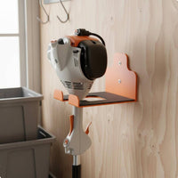 Vegetation Eater Wall Mount Holder Versatile String Trimmer Hanger Anti-Rust Hedge Trimmer Holder for Workshop