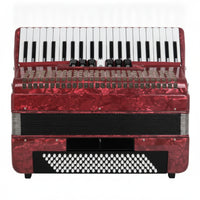 Piano Accordion 120 Bass Accordion with Bag Premium Musical Instrument for Stage Performance, Practice