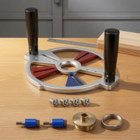 Carpentry Router Guide Base Precision Router Guide Base with Handles Low-Profile for Carpenters