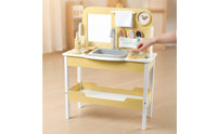 Pretend Play Vanity with Accessories Kids Toy Young Child Furniture for Toddlers, Children, Playroom