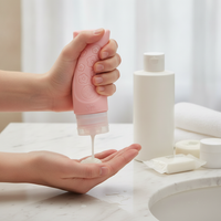 Silicone Petal Travel Bottles for Shampoo, Lotion, and Toiletries