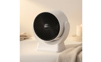 Small Desktop Heater Compact Tabletop Heater Portable Desktop Fan 1000W for Students