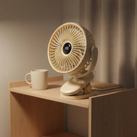 Quiet Operation Attachable Fan Lightweight Clip Fan 3 Speed Control for Students, Office Workers, Dorm Room, Bedside
