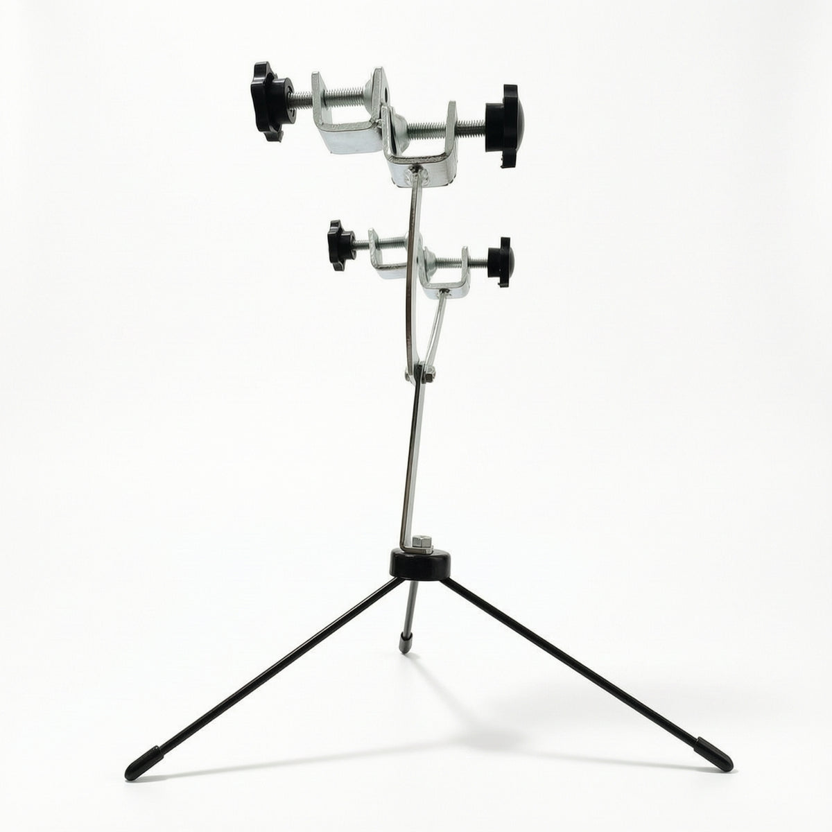 Stable Pipe Joining Clamp Stand Rigid Pipe Clamp with Tripod Base Adjustable Handsunrestricted for Workbench