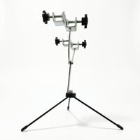 Stable Pipe Joining Clamp Stand Rigid Pipe Clamp with Tripod Base Adjustable Handsunrestricted for Workbench