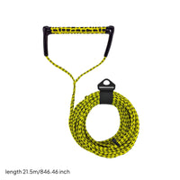 High Tensile Strength Water Ski Rope with Handle Comfortable Grip Water Ski Rope 16-Strand Braid for Wakeboarders, Boating, Lake, River
