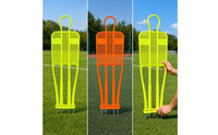 Soccer Training Mannequin Flexible Soccer Mannequin Flexible-Spring Kick Wall for Coaches, Teams