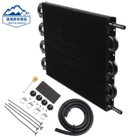 Universal Transmission Oil Cooler - 1.2m Hose, -40 to 76°C Working Temperature