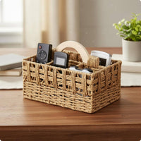 Woven Rope Storage Container Portable Rope Storage Container with Handle