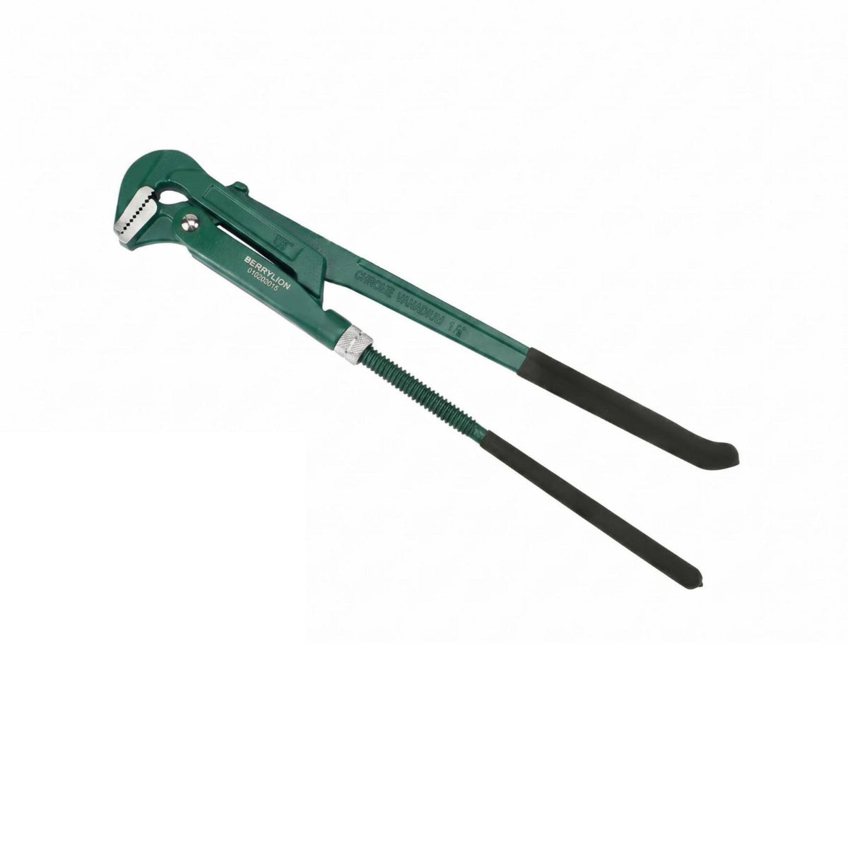 Green Metal Body Eagle-Mouth Pipe Wrench Corrosion-Resistant Adjustable Pipe Wrench Long Handles Hand Tool Heavy-Duty