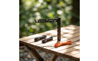 Fold-out Light Stand with Cords Lightweight Camping Light Stand Easy to Carry Hardware Sturdy for Campsite