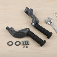 Motorcycle Passenger Foot Pegs Anti-Slip Motorcycle Foot Pegs with Hardware Secure Rear Footrests for Custom Builds