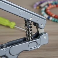 Bead Tube Flaring Pliers Bell Mouth Crimping Tool Ergonomic Grip Bracelet Making Crimping Tool for Crafters, DIY Enthusiasts