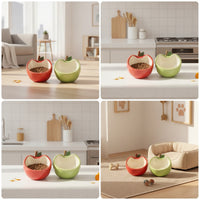 2 Pieces Cat Food Bowl Cute Ceramic Bowl with Cat Ears Glazed for Feeding Mat