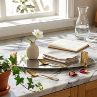 Mirrored Tray Stainless Steel Tray Mirror Polished Metal Platter for Home Stylists