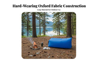 Wind-Filled Lounger No Pump Required Wind-Filled Air lounger Lightweight Inflatable Couch for Campers, outsidedoor event & moveers, Camping, Music outsidedoor events, Beach