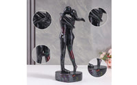 Couple Figurine Modern Couple Sculpture Glossy for Entryway, Bedroom, Couples