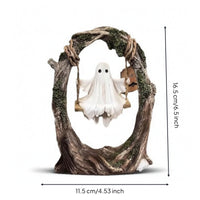 Specters on a Arbor Seat Spooky Specters Tree Suspended Decor Decorations for Decorators