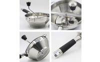 With Sieve Stainless Steel Food Mill Easy to Clean Stainless Steel Ricer Interchangeable Disks Kitchen Tool Heavy Duty