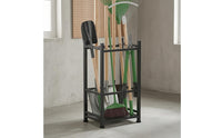 Metal Tool Organizer Perforated Bottom Iron Tool Rack Open Frame