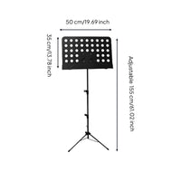Folding Music Stand Foldable Tripod Music Stand Sturdy for School