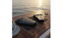 High Performance ABS Outboard Hydrofoil Easy to Install Engine Stabilizer Stabilizer Fin Fuel Saving for Boating, Fishing