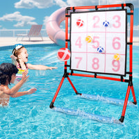 Water-Land Toss Target Game Set for Kids, Indoor/Outdoor Sticky Ball Toy