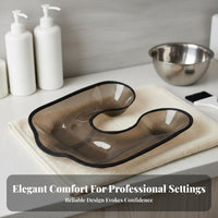 Perm Solution Shoulder Basin Large Size Hair Coloring Shoulder Support Ergonomic Arrange Hair Coloring Neck Tray for Hairstylists, Stylists
