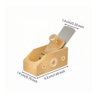 Brass Thumb Plane Compact Small Hand Plane Precision Lightweight for Woodworkers, Instrument Making, Woodworking
