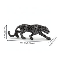 Figurine Crackle Statue Prowling Figurine for Home Stylists, Art Collectors, Office, Living Room, Car Dashboard