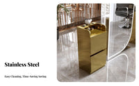 Installationinstallation-Not-Required Hairdressing Tool Cabinet Easy Assembly Salon Styling Station Long-Lasting Rolling Trolley Multi-Drawer Design for Hairdressers, Hair Stylists, Beauty Professionals, Barber Shop, Barbershop, Spa