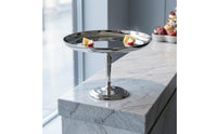Dessert Platter with Pedestal Circular Base Stainless Steel Dessert Stand