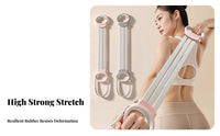 High Elasticity Figure 8 Stretch Band Comfortable Handle Figure 8 Resistance Band Non-Slip Grip for Women, Men, Stretching, Home Gym, Travel