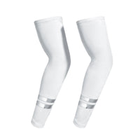 Ice-Silk Arm Sleeves with Reflective Detailing Stretchy Sun Protection Arm Sleeves Breathable for Cyclists, Runners, Athletes, Cycling, Running, Outdoor Sports, Sunny Commutes