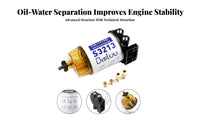 Petroleum Water Separator 10 Particle Size Filtration Petroleum Water Separator Strainer Easy To Install Auto-Venting Drain