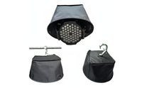 Long-Lasting Waterproof PAR Light Cover Efficient Drainage Waterproof Par Cover Simple Setup Outdoor Stage Light Rain Guard High Temperature Resistant for Concerts, Events