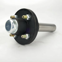 100 Mm Bolt Pattern Hauling Half Axle Dust Cap Hauling Axle Hub Heavy-Duty Wheel Hub Assembly Steel