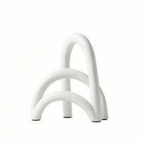 Resin Arch Bridge Ornament Nordic Resin Arch Ornament Modern Bridge Sculpture for Living Room, Entryway, Bookshelf