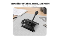 Steel Swivel Chair Chassis Support Arm Metal Chair Base Assembly Screw Holes Swivel Base Plate Adjustable